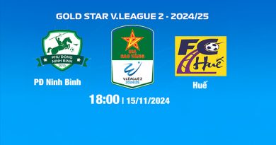 FPTPlay trực tiếp Ninh Bình vs Huế, Hạng Nhất Quốc gia 2024/25, 18h00 hôm nay 15/11/2024