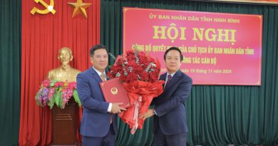 Ông Bùi Xuân Diệu làm Giám đốc Sở NN-PTNT Ninh Bình